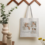 Collage Photo & Quote Best Grandma Gift Tote Bag<br><div class="desc">A Collage Photo & Quote Best Grandma Gift is a thoughtful and personalized present for a beloved grandmother. This gift typically includes a collage of photos that feature the grandma, her children, grandchildren, and other loved ones. The photos are arranged in a creative and artistic manner, with different sizes and...</div>