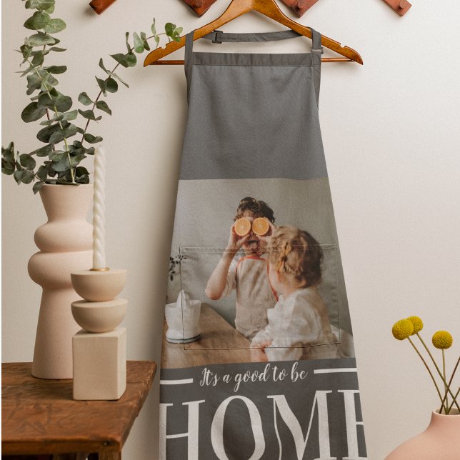 Collage Photo & Quote Best Grandma GiftModern Phot Apron (Creator Uploaded)