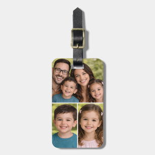 Collage Photos Family Memories Luggage Tag
