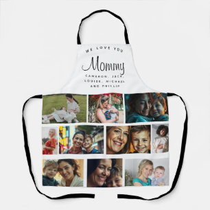 Collage Photos   "Mummy's Kitchen is Always Open Apron