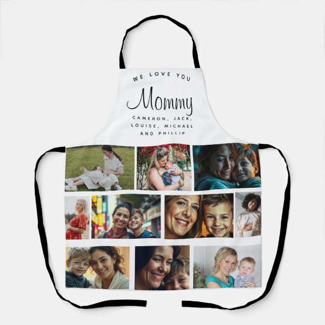 Collage Photos | "Mummy's Kitchen is Always Open Apron (Front)