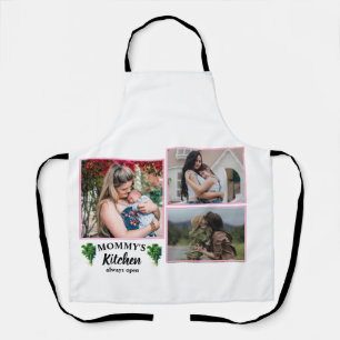 Collage Photos   "Mummy's Kitchen is Always Open Apron