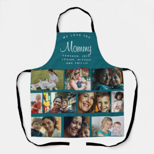 Collage Photos   "Mummy's Kitchen is Always Open Apron