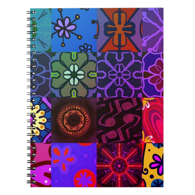Collage Print 2  Notebook (Front)