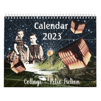 Collage - Retro Fiction Calendar