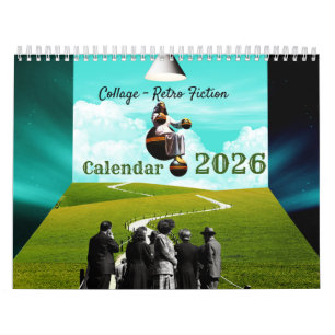 Collage - Retro Fiction Calendar