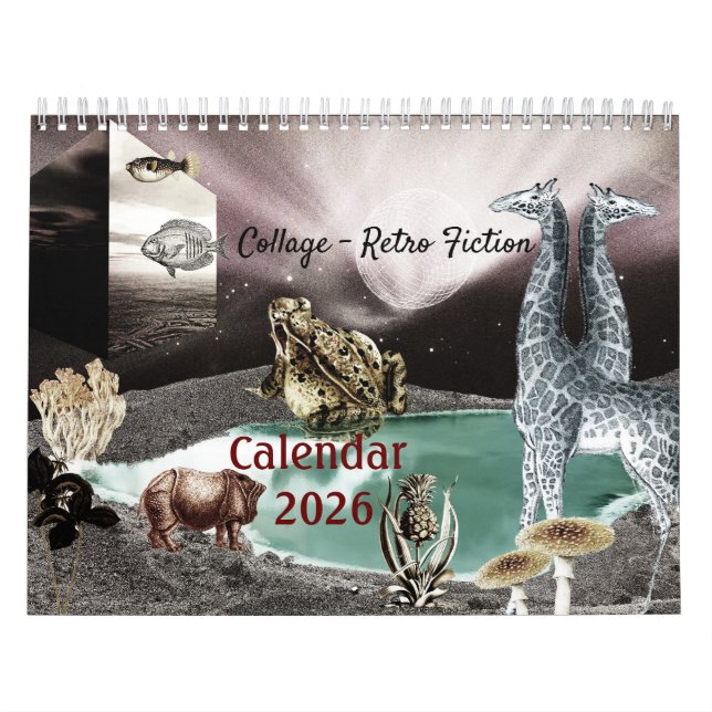 Collage - Retro Fiction Calendar (Cover)