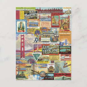 Collage San Francisco Postcard