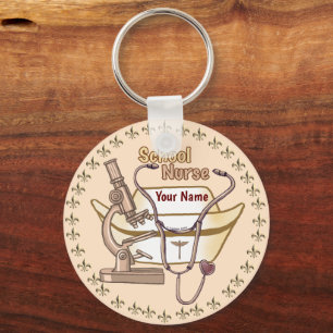Collage School Nurse  keychain 