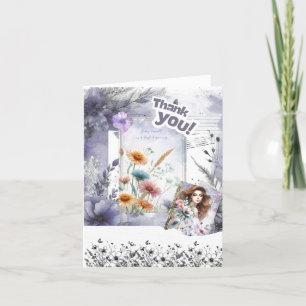 Collage Scrapbooking Thank You Card