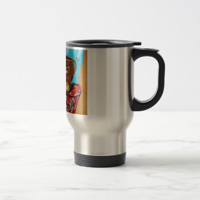 Collage Stainless Steel  Travel/Commuter Mug (Right)
