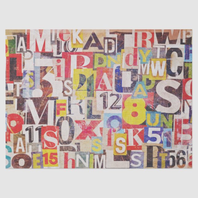 Collage Tissue or Decoupage Paper (Front)