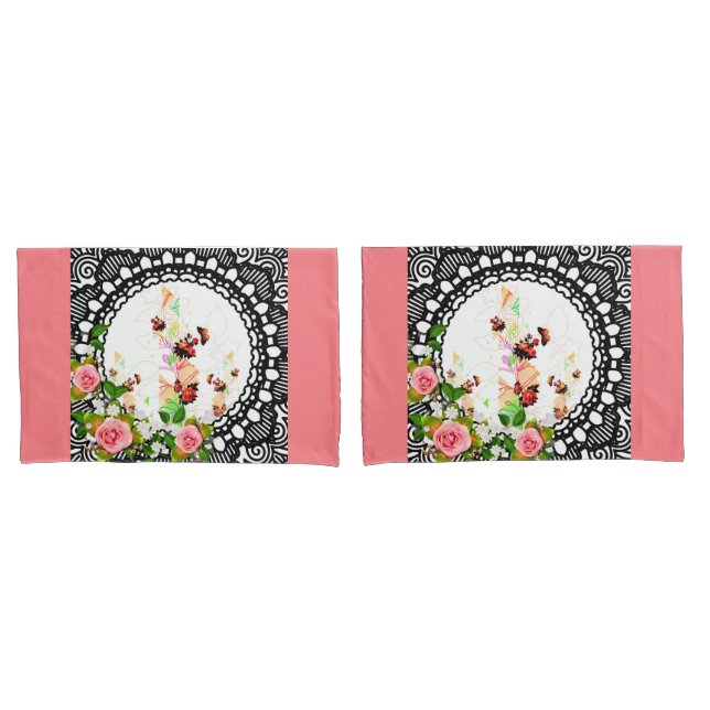 Collage vintage pillowcase (Front-Set)