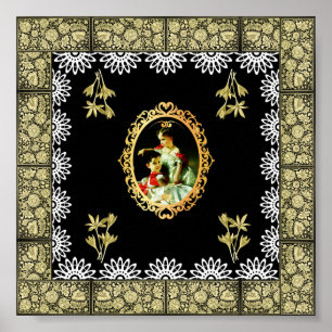 collage vintage poster