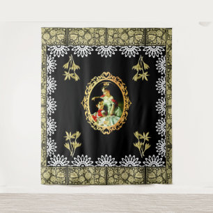 collage vintage tapestry