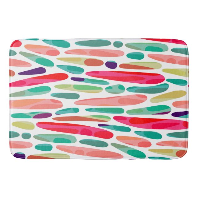 Collaged Colour Splash 150222 v2 Bath Mat (Front)