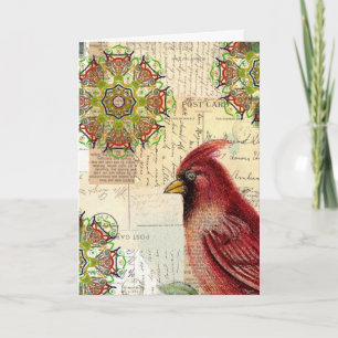 Collaged Old Letters, Father's Day Card