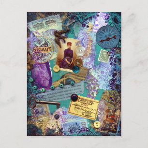 Collaged Postcard - Souvenirs