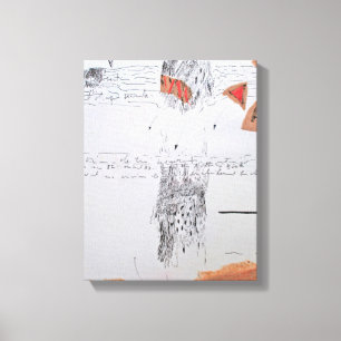 Collages Bruyants Artist's Book 10th page Canvas Print