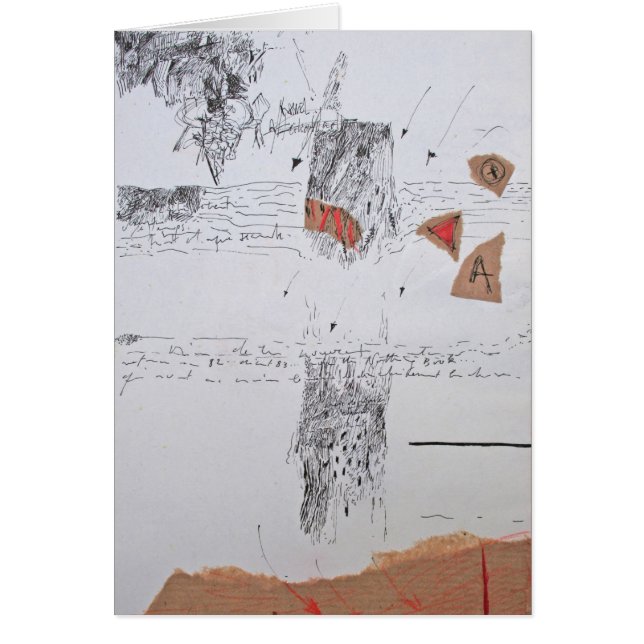 Collages Bruyants Artist's Book 10th page Card (Front)