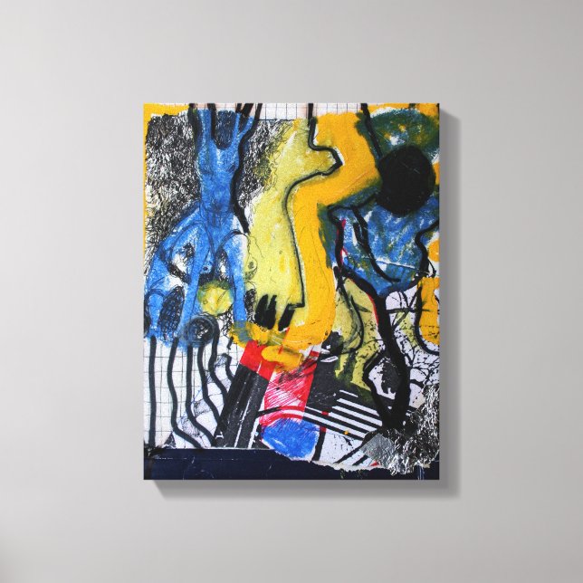 Collages Bruyants Artist's Book 16th page Canvas (Front)