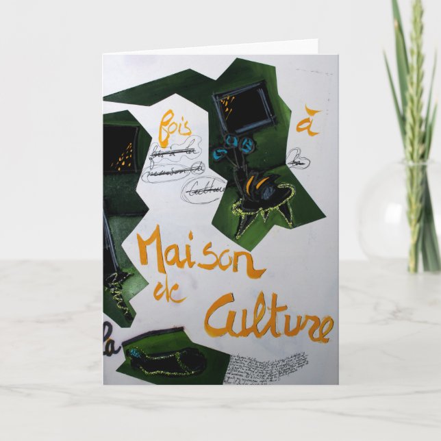 Collages Bruyants Artist's Book Culture House Card (Front)