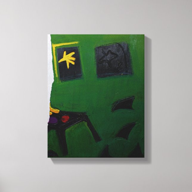 Collages Bruyants Artist's Book Green Room part2 P Canvas Print (Front)