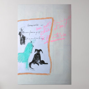 Collages Bruyants Artist's Book Horse and Dog P Poster