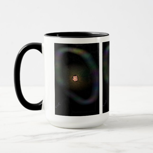Collapsing Supernova, Expanding Ring Mug (Left)