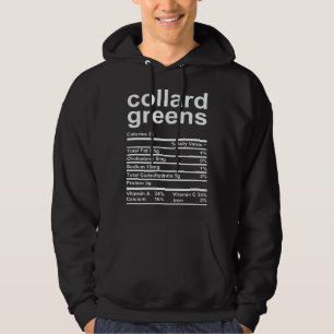 Collard Greens Nutrition Facts  Thanksgiving Day L Hoodie