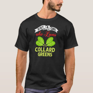 Collard Greens Recipe Plants Seasoning Vegatables T-Shirt