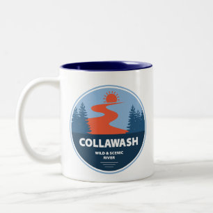 Collawash Wild And Scenic River Oregon Two-Tone Coffee Mug