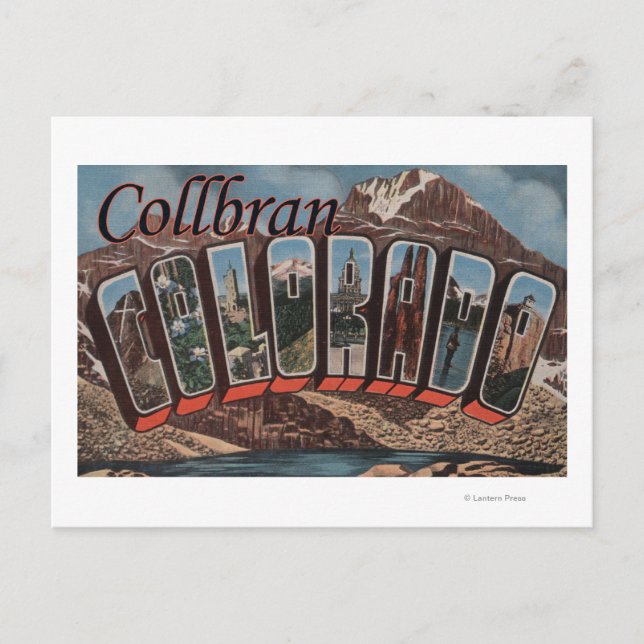 Collbran, Colorado - Large Letter Scenes Postcard (Front)