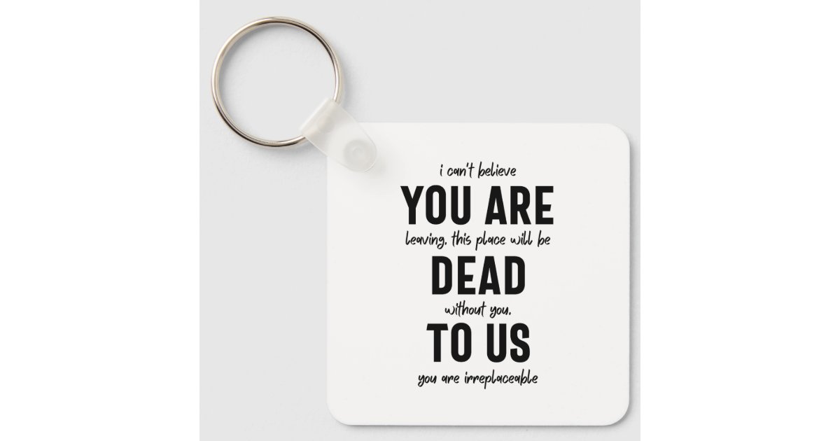 colleague farewell, retirement, coworker goodbye, key ring | Zazzle