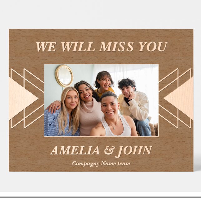 Colleague Geometric Custom Wood Picture Frames (Creator Uploaded)