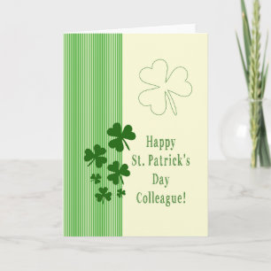 Colleague Happy St. Patrick's Day Card