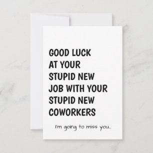 Colleague Leaving Gift with Heartfelt Message Thank You Card