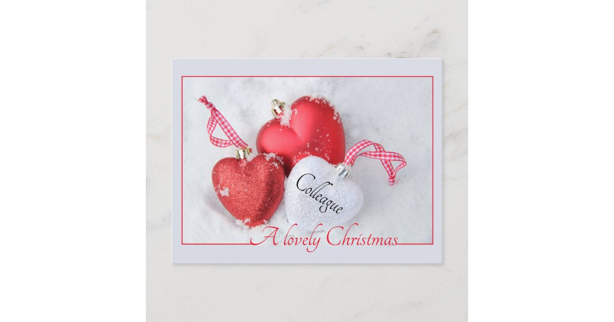 Colleague Merry Christmas card | Zazzle.co.uk