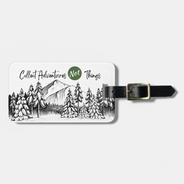 Collect Adventures Bottle  Luggage Tag (Front Horizontal)
