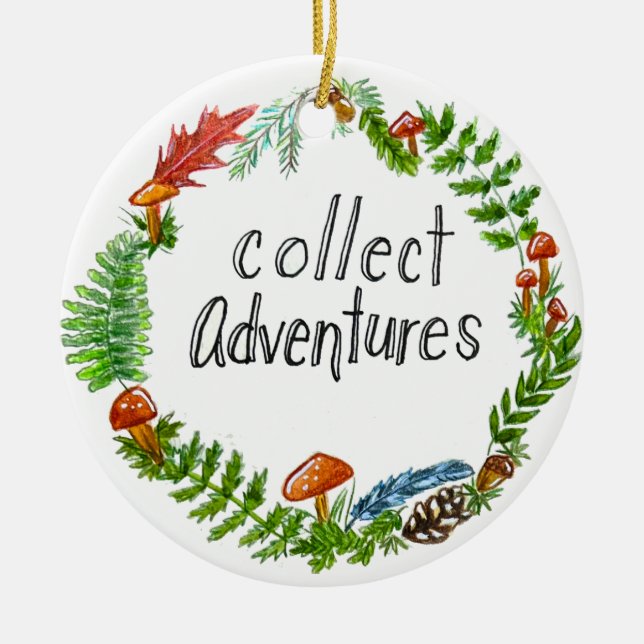 Collect Adventures Ornament (Front)