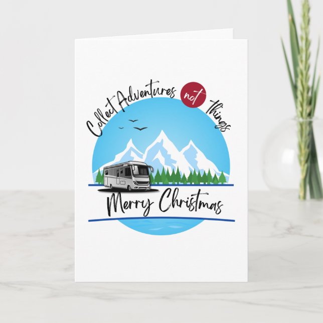 Collect Adventures RV Christmas Card  (Front)