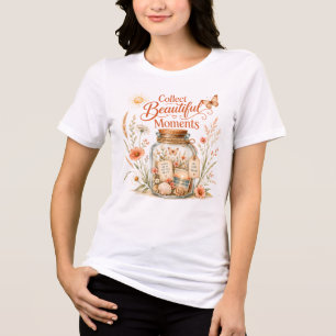 Collect Beautiful Moments Floral Memory Jar Tri-Blend Shirt