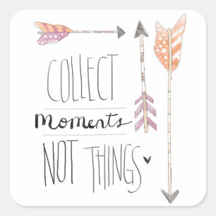 Collect Moments Change your background colour Square Sticker