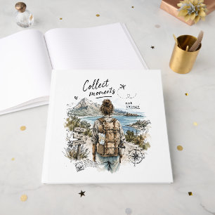 Collect Moments Not Things Travel Quote Guest Book