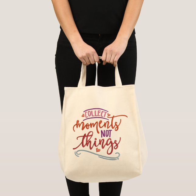 Collect Moments & Romantic Autumn Branch Tote Bag (Front (Product))