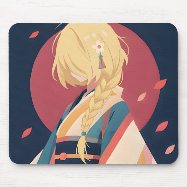 Collectable Anime inspired mouse pad (Front)