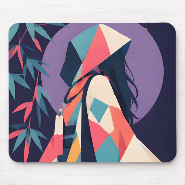 Collectable Anime inspired mouse pad (Front)