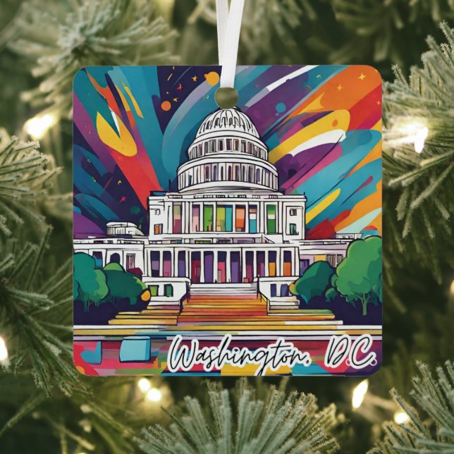 Collectable Christmas Ornament Washington DC  (Insitu)