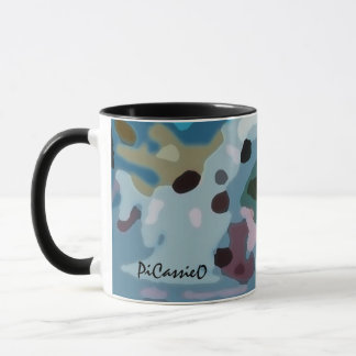 Collectable Colourful Abstract Art Mug by
