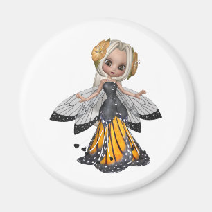 ♥ Collectable Fairy Flower Doll Art ♥ (pixie5) Magnet
